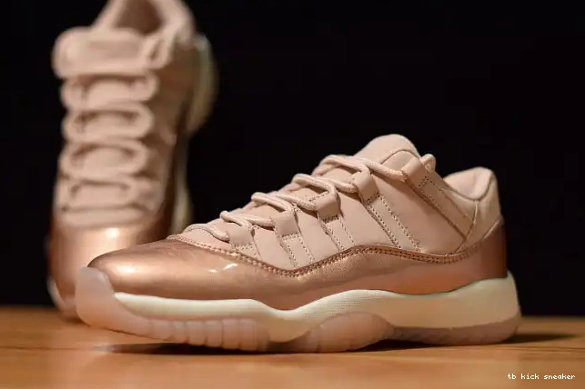 Cheap TBK Jordan GS Low 11 Rose Air Gold AH7860-105 0403